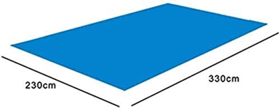 LFSTY Piscina de Tierra de Tela, Rectángulo Piscina Mat Plegable Impermeable de Tela de Tierra de la Piscina Protector del Piso fácil de Limpiar Mat f