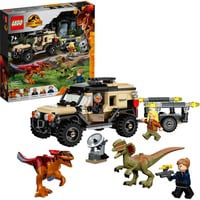 76951 Jurassic World Transporte del Pyrorraptor y el Dilofosaurio de Juguete, Juegos de construcción precio