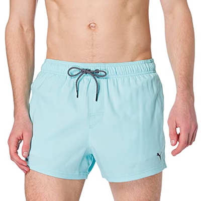 PUMA Men Short Length Swim Shorts Bañador, Azul (Angel Blue), XS para Hombre