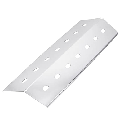 WELL GRILL Placa de acero inoxidable para barbacoa o barbacoa, cubierta de quemador, distribuidor de llamas, piezas de repuesto para la mayoría de bar
