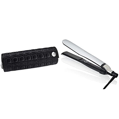 ghd - Neceser térmico y Funda de Transporte para Plancha de Pelo y ghd Platinum+ - Plancha de Pelo Profesional, tecnología Ultra-Zone, Blanca