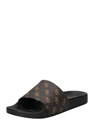 Guess Colico Man Beach Sandal, Sandalia Hombre, marrón, 41 EU