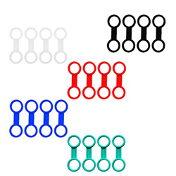 CUTICATE Pack 20 Scuba Diving Dive Silicone Snorkel Mask Strap Keeper Keeper Holder Retainer en oferta