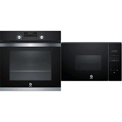 Balay 3HB4331N0 Horno Serie Acero, 60 cm, Color Negro + 3CG5172N0 Microondas Integrable, Capacidad 20 Litros, Con Grill, Color Negro características
