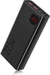 Baseus Batería Externa 20000mAh, Power Bank 22,5W USB C Cargador Móvil Portátil Carga Rapida con Pantalla LED y 3 Outputs para iPhone 12 11 Xs Pro Max características