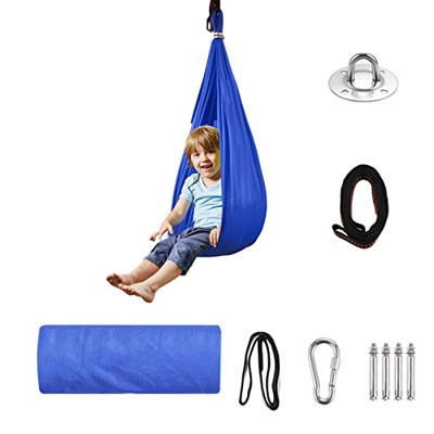 Columpio terapéutico Hamaca de Interior para niños de Nylon Hamaca Silla de Yoga de los niños y la integración sensorial para la Terapia de integració