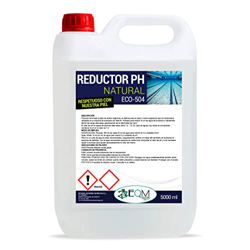 EQM SOLUCIONES QUÍMICAS | ECO-504 | 5L | Reductor PH Natural para Piscina y SPA | Ajusta y Regula el PH de tu Piscina | 100% Ecológico | Respetuoso co características