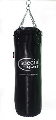 Special Sport - Saco de boxeo para artes marciales, 50 kg, negro, unisex para adulto
