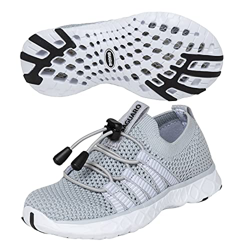 SAGUARO Zapatos de agua para niños, de secado rápido, de malla, color Gris, talla 26 EU en oferta