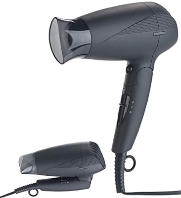 Sichler Beauty secador de Pelo: Secador de Viaje Plegable con tecnología de Iones, 1600 vatios (Secador de Pelo Compacto)