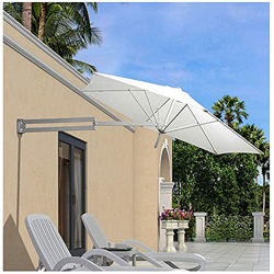 YYGG Parasol Excéntrico de Jardín, Sombrilla de Jardín Impermeable, Protección UV, Niveles de Inclinación, Ø 220CM/250cm precio