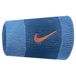 Par de muñequeras largas NIKE Swoosh Double Wide más colores FEDERER NADAL (Marine/Laser Blue/Rusch Orange) precio