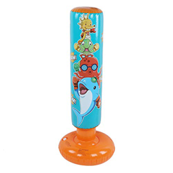 Rodipu Columna de Boxeo, Saco de Boxeo Duradero Resistente al Sudor sin Fugas de Aire, PVC para Interiores al Aire Libre(Octopus Blue) precio