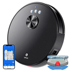 Lefant LS1 Robot Aspirador con Capacidad de Mapeo Lidar (LDS), Robot Aspirador y fregasuelos con Tanque de Agua de 160 ML y succión Fuerte de 2200 Pa, precio