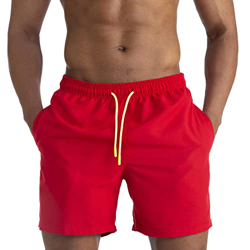 Aisprts Bañador Hombre, Short de Natación para Hombre Boardshort de Playa Impermeables de Secado Rápido para Hombres Shorts de Baño con 3 Bolsillos y  características