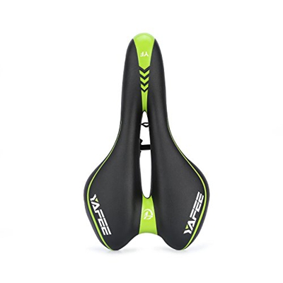 ENJOHOS Sillín de Ciclismo, Asiento de Bicicleta Sillín de Asiento de Bicicleta de Gel Cómodo Silla de Montar, para la mayoría de Las Bicicletas (Verd