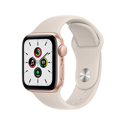 2021 Watch SE (GPS) - Caja de Aluminio en Oro de 40 mm - Correa Deportiva Blanco Estrella - Talla única precio