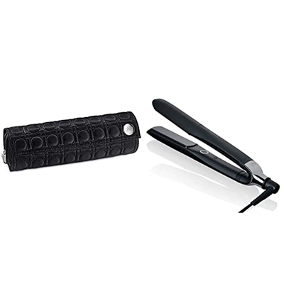 ghd - Neceser térmico y Funda de Transporte para Plancha de Pelo y ghd Platinum+ - Plancha de Pelo Profesional, tecnología Ultra-Zone, Negra