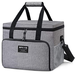 SPGOOD 30L Nevera Portatil Bolsa Térmica,Comida Capa Grande Capacidad Porta Alimentos de Refrigeración Aislamiento Bolsa con Correa Ajustable para Pic precio