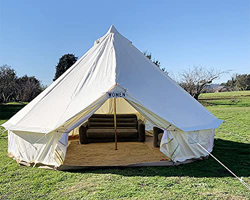Tienda Impermeable al Aire Libre 3M 4M 5M 6M Oxford Bell Tent Glamping Yurt Tiendas de Campaña para Acampar y Festivales. (4M Oxford Bell Tiendas de C precio