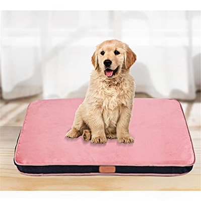 LXXCW Estera para Perros Cómoda Grande Cama de Perro Cama de Perrito Sofá Grueso Colchón Ortopédico Grueso para Pequeño Medio Medio Grande Cojín de su