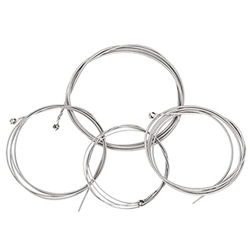 Odoukey Cuerdas de Guitarra, Cuerdas de Guitarra acústica Reemplazo de reemplazo de Cuerdas de Acero para Bajos 2.5 mm 2 mm 1.4mm 1mm 4pcs, reemplazo  en oferta