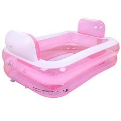 Piscina Hinchable Familiar,Piscina Hinchable Rectangular,Con Respaldo,Plegable Pvc Engrosado,Portátil Piscina Inflable,Fiesta Acuática Verano,Exterior precio