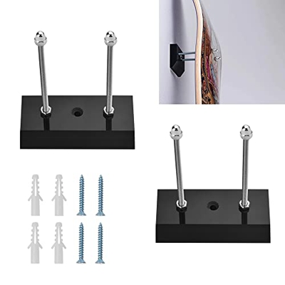 WENRERO 2 PCS Soporte para Monopatín de Exhibición Estante para Monopatín Montado en la Pared Colgador de Monopatín de Acrílico Almacenamiento para Mo