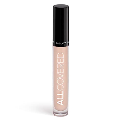 INGLOT - Corrector de maquillaje Alta Cobertura - All Covered 105 - acabado natural - muy cubriendo - Maquillaje Vegano - CrueltyFree -4.2ml