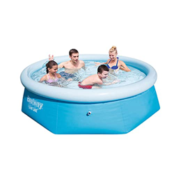 LYLY Piscina inflable familiar con anillo superior inflable para piscina al aire libre, jardín, aguas, deportes, piscina (color: azul, tamaño: 2,44 x  precio