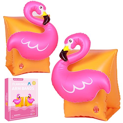 Natación Brazaletes Niños Flotador Natación Brazaletes Hinchables Manguitos a Nadar Actividades de Playa Piscina (flamenco)
