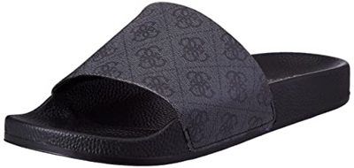 Guess Colico Man Beach Sandal, Sandalia Hombre, Negro, 44 EU
