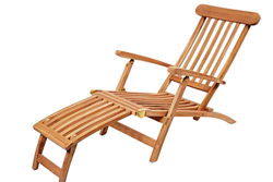 Madera maciza de teca reclinable plegable en oferta