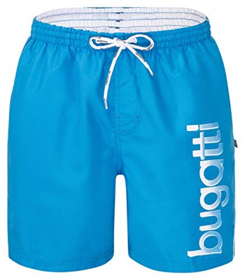 Bugatti® - Bañador para hombre en color azul marino, turquesa o negro Azul claro (French Blue). L