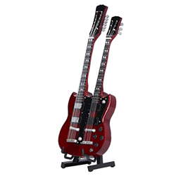 Modelo de Guitarra, Guitarra en Miniatura de Madera Simulada con Soporte para Oficina en Casa para Aula de Música en oferta