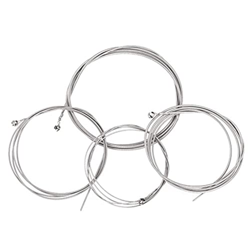 Baobiutin Reemplazo de Cuerdas de Guitarra acústica Reemplazo de Cuerdas de Acero para Bajos 2.5 mm 2 mm 1.4 mm 1 mm 4pcs Suministros para el hogar en oferta