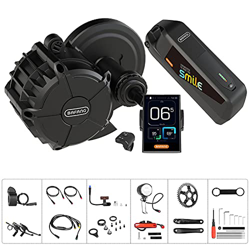 BAFANG eBike Kit de conversión 50,4V 500W Motor de accionamiento Medio más Nuevo con batería de 19,6 Ah, luz de Bicicleta, convertidor de Bicicleta el en oferta