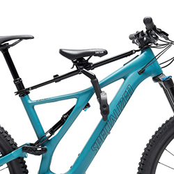 SHOTGUN Pro Sillín Infantil de Bicicleta para Bicicletas de Montaña, Sin Contacto con el Cuadro, Sillín de Bicicleta montable para Niños 2-5 años (has características