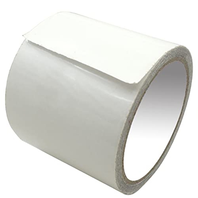 Akuoly Cinta de reparación para tienda de campaña, resistente al agua, 8 cm x 5 m, fuerte adherencia, cinta de reparación transparente para tienda de 