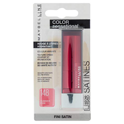 Maybelline New York – Rouge à Lèvres satin hydratant – Color Sensational – Teinte : Summer Pink (148) en oferta