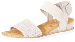 Skechers Desert Kiss - Sandalias planas para mujer, Blanco (Blancuzco), 39 EU características