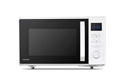 Toshiba MW2-AC25T(WH) 4 en 1 Horno Microondas Grill combinado con convenio, 25 L, 10 Menú Fácil, Cavidad esmaltada, Memoria Posición Plana Giratoria,  características