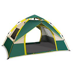 SpecStandard Tienda de campaña emergente instantánea, tienda de campaña para 2-3 personas, tiendas familiares para acampar, resistente al agua, tela d características