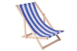 Tumbona-s Jardin Exterior - sillas de Playa Plegables tumbonas de Madera amacas de Jardin Tumbona Silla Plegable Azul Blanco 1 Pieza características