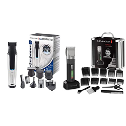 Remington Recortadora de Barba y Cortapelos G5 Graphite Series Inalámbrico, Revestimiento de Grafito + Máquina de Cortar Pelo Genius Cortapelos con Ca características