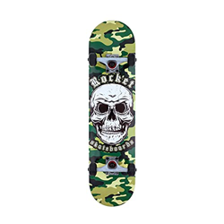 ROCKET Complete Combat Skull Skateboard Unisex Adulto, Gris (Camo), 7,75 IN características