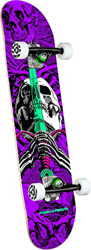 Powell Peralta Complete - Cráneo y Espada de Forma única, 7.5 Pulgadas características