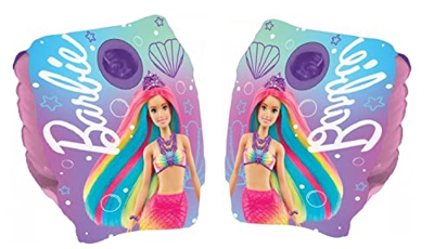 Manguitos de natación para niños de 3 a 6 años, con diseño de Barbie Sirena, ideal para piscina, playa y piscina (manguitos)