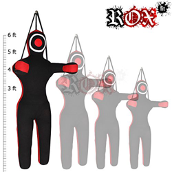 Rox Fit muñeco realista para colgar estilo brazilaian jiujistsu Bolsa de entrenamiento, 3 FT, 4 ft, 5 FT, 0,9 (vacía) negro y rojo Talla:1,83 m precio