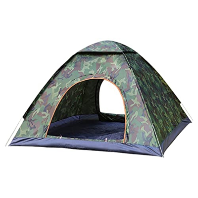 Aedcbaide Tienda de campaña emergente, tienda de campaña automática instantánea de doble puerta, 2 personas, ligera, impermeable, a prueba de viento, 